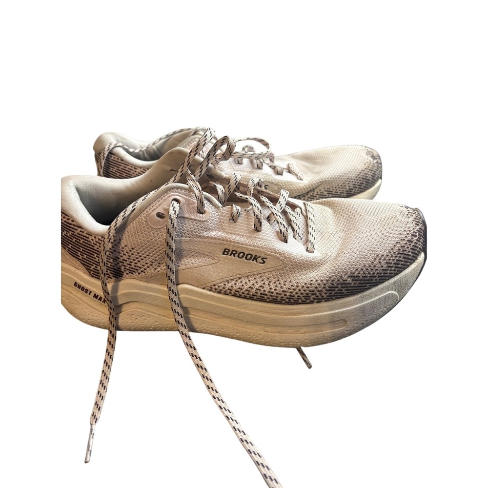 Brooks Ghost Max Womens Running Shoes Cream Purple 1204201B503 Size 8